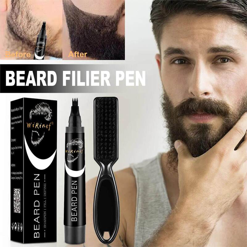Men's Beard Filling Pen, Beard Gap Filler 18g Men's Beard Filling Pen, Beard Gap Filler 18g