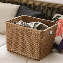 High-end clothes dirty clothes basket household cloakroom dirty clothes laundry basket storage basket plastic large size living room miscellaneous