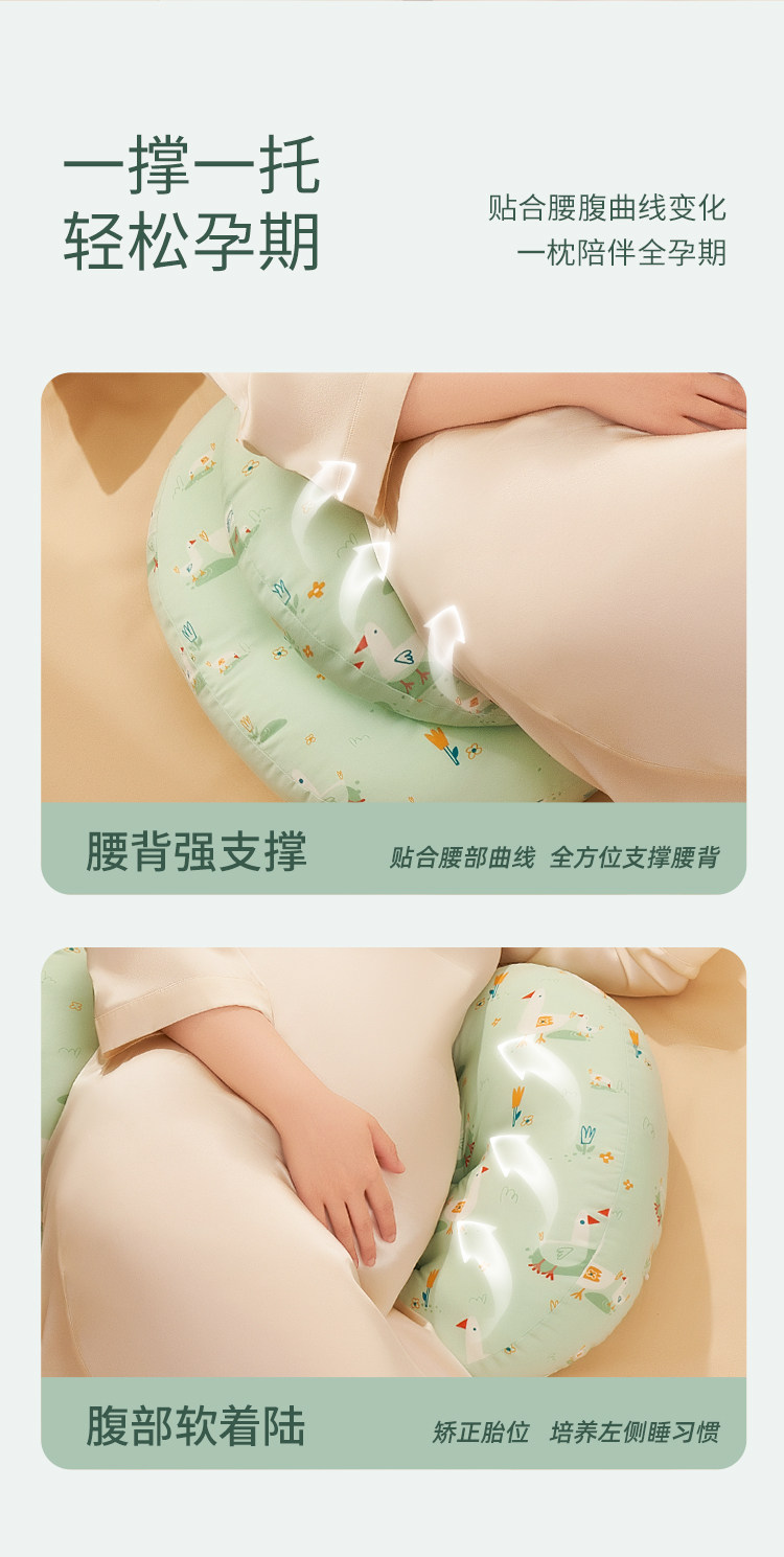 枕奥秘孕妇枕护腰侧睡枕托腹侧卧枕UH型抱枕靠枕怀孕睡觉专用神器 — 7
