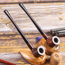 Heather Pipe Popeye With Filter Element Mens Handmade Pipe