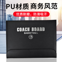 Tactical basketball coach board notebook basketball training plan football command demonstration board foldable lesson plan book