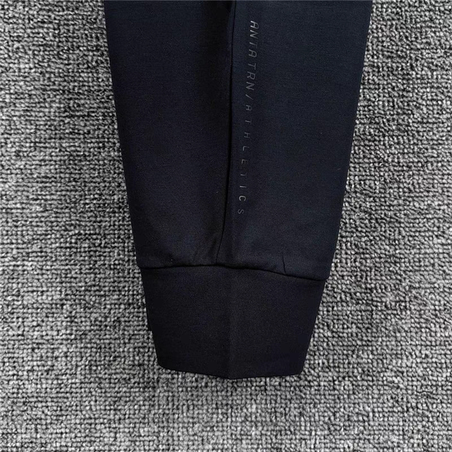 Anta Sports Pants Men's Autumn Sweat-Absorbent Breathable Knitted Training Running Pants with Tapered Legs 152437305