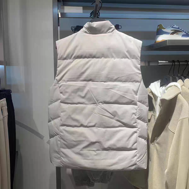ANTA Quick Warm Down Vest丨Vest Men's Winter Stand Collar Commuting Water-Repellent Sports Jacket 152447904