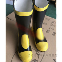 Fire extinguishing protective boots without steel plate combat rubber boots cotton steel-free competition training shoes size 38 without steel plate