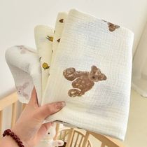 Newborn Muslin Blanket Baby Swaddle Summer Bedding Baby Stuf