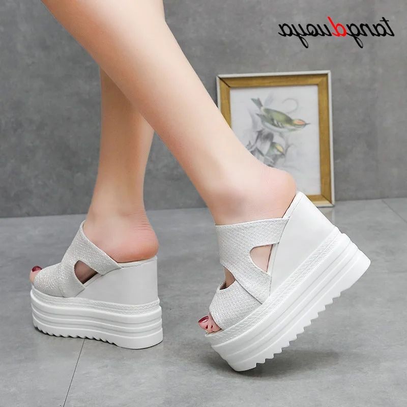 Сандалии high wedge slippers for women summer beach shoes women high OTHER