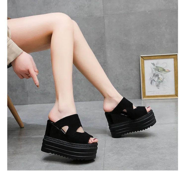 Сандалии high wedge slippers for women summer beach shoes women high OTHER