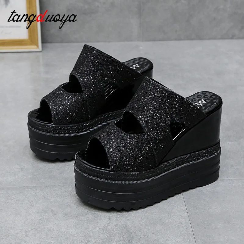 Сандалии high wedge slippers for women summer beach shoes women high OTHER
