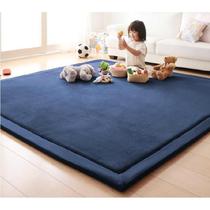Anti-slip thickened floor tatami mat coral velvet bedroom living room carpet bay window mat bedside blanket baby crawling mat