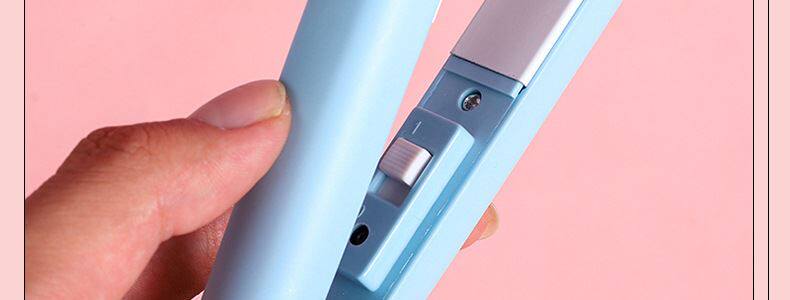 Средство для объема 小型电夹板直发卷发两用刘海学生拉直板夹迷你便携式熨板烫卷发棒