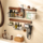 Настенная полка для туалетного столика Liangpin story bathroom из нержавеющей стали с артефактом для хранения в средневековом стиле mini 3