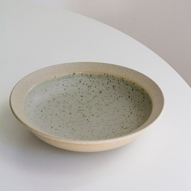 Nordic retro clay shallow deep plate 7-inch dish plate home noodles ramen bowl ຮ້ານອາຫານ ceramic tableware ສ້າງສັນ