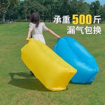 Outdoor music festival lazy inflatable sofa portable air lazy portable inflatable bed picnic air bed camping