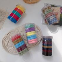 High elastic hair tie Korean version filled towel ring simple seamless hair tie girl heart tie ponytail hair rope