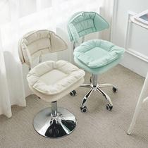Xinjiang modern simple bar chair computer chair lifting backrest rotating study chair beauty makeup stool front