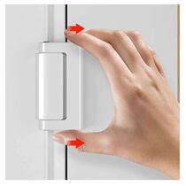 Anti-theft punch-free powerful lock buckle buckle fixed anti-lock device indoor door safety latch door buckle door lock artifact