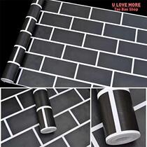 Brick Pattern Self-adhesive Wallpaper Store Waterproof Wall