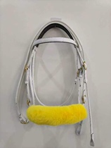 2024 new saddle accessories water rein equestrian equipment patent leather water rein set water rein adjustable patent leather