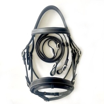 Cowhide reins British equestrian harness accessories complete set of bridles and saddles new style
