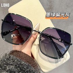 Loho2025 New Style Sunglasses for Women, High-End, Anti-Uv, Sun Protection, Driving Polarized Sunglasses, Can Be Equipped with Myopia