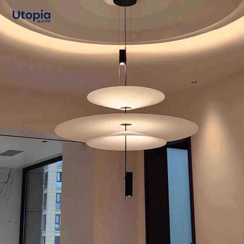 Spanish Vibia Flamingo Restaurant Chandelier Modern Designer Flying Saucer Dining Table Art Lamp Spanish Vibia Flamingo Restaurant Chandelier Modern Designer Flying Saucer Dining Table Art Lamp