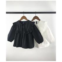 -L Family Matching Clothes Fashion Solid Loose Ruffle Women
