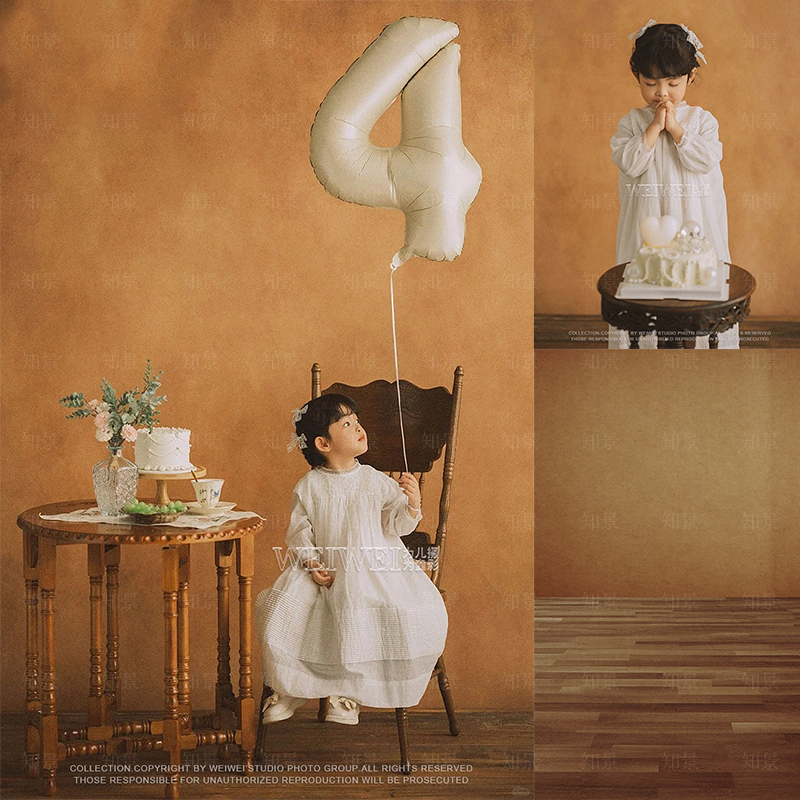 Photo Studio Photo Inkjet Brown Oil Painting Photo Photography Background Cloth Taobao Product Photo Character Portrait Background Paper