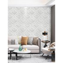 Thickened 3D three-dimensional waterproof and moisture-proof wallpaper living room TV background wall wallpaper bedroom soft package wall decoration stickers