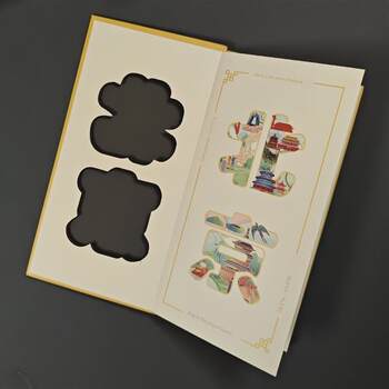 Beijing Forbidden City Tianjin Stamp Book Hollow-Out Document Notebook Foldable Page Attraction Check-In Book Travel Check-In Collection Manufacturer