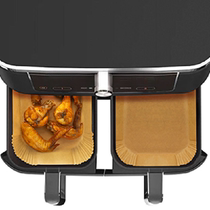 Rectangular air fryer special paper household baking food grade thickened baking oven high temperature resistant silicone oil paper plate