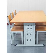 School reading table library tables and chairs student reading room bookshelf bookstore office desk chair conference reading training table