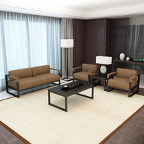 Litang office furniture office sofa simple modern fabric sofa reception reception sofa coffee table combination leisure