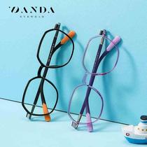New childrens myopia glasses frame European and American fashion contrasting colors with TJ857 ultra-light TR90 anti-blue light glasses