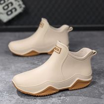 Fashion Couples Outdoor Rain Boots New Men High Top Hiking