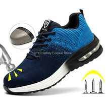 Steel Toe Safety Shoes Man Air Cushion Work Shoes Men Women