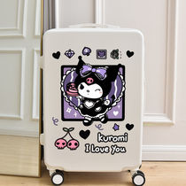 Luggage stickers cartoon anime Kuromi large suitcase stickers trolley suitcase suitcase room wall mounting