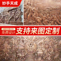 Source manufacturer forged copper sculpture garden campus character cultural relief sculpture fiberglass sculpture stainless steel sculpture