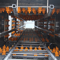 Jiakang produces turnover basket cleaning machine vegetable basket spray cleaning equipment vegetable basket and egg basket cleaning machine