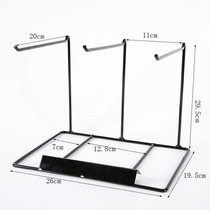 Keychain display rack Iron desktop jewelry rack Earring storage rack Lipstick trinket rack Stall display rack