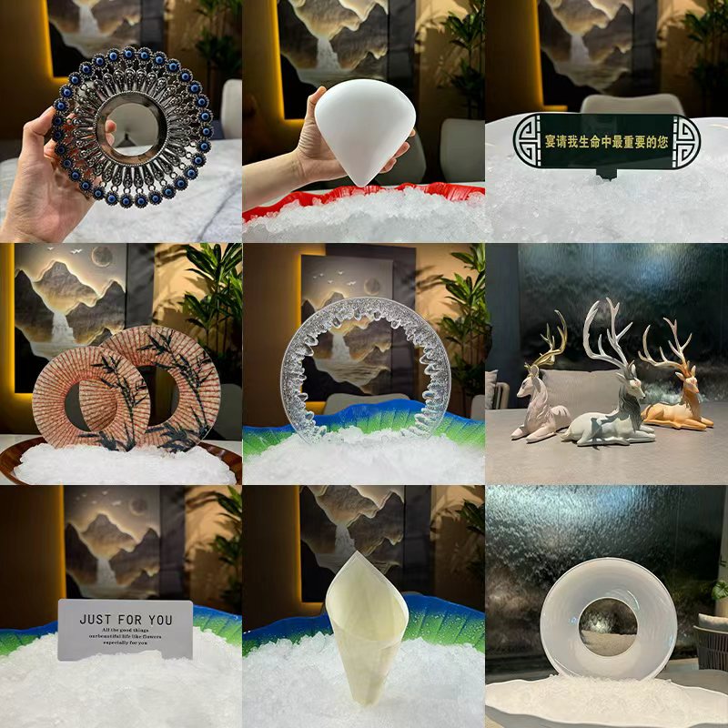 Salmon Sashimi Plating Decoration, Seafood Decoration, Cold Dish Plating Decoration, Garnish, Sashimi Plate Decoration