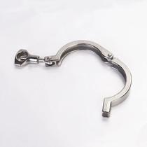 New 304 stainless steel sanitary grade quick-install clamp quick connector flange chuck clamp clamp pipe clamp quick clamp