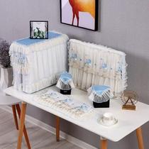 Computer table cloth dustproof cover cloth without cover desktop monitor decorative cover pastoral lace desktop cloth all-in-one machine