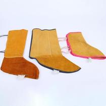New style cowhide welding foot guards welders foot guards protective foot covers wear-resistant heat-insulating anti-spark splash foot cover bags