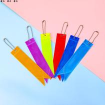 Cycling streamer cartoon reflective pendant safety warning seat cushion streamer backpack bicycle accessories cute keychain