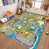 Childrens educational carpet kindergarten early education learning blanket baby crawling mat childrens room floor mat parking lot game blanket