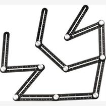 High quality #12 folding ruler aluminum alloy tile opening angle locator tool for masons to lay floor tiles and walls