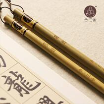 High-end Hesanshe Dusk Drum Morning Bell calligraphy brush and medium regular script set regular script running cursive seal script Chinese painting art test for beginners