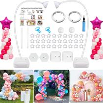 2 5m balloon arch bracket set free bending shape balloon column birthday party wedding decoration arch