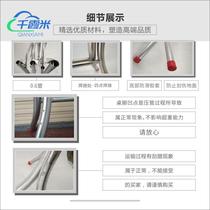 Small convenient tripod leg dining table rust folding extension conference table thickened table frame extension support iron frame table stainless steel