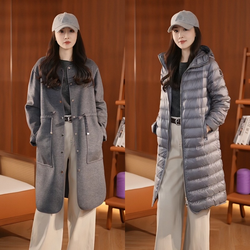 Lesamis·「Winter Night Overture」Top Luxury Line·Cashmere Wool Two-Piece Set Goose down Jacket B842003162